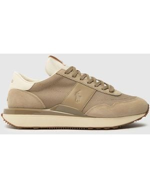 Polo Ralph Lauren Train 89 Trainer Trainers - Natural