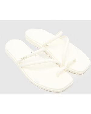 Crocs™ Miami Toe Loop Sandals - White