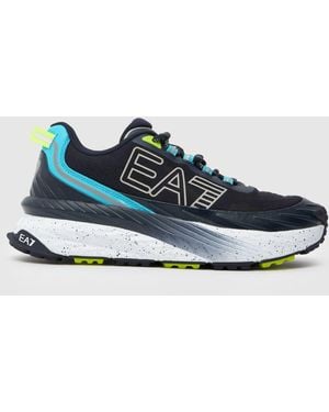 EA7 Crusher Distance Sonic Trail Trainers - Blue