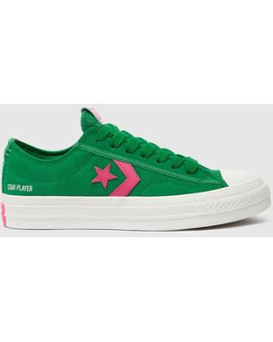 Converse Star Player 76 Trainers In - Green