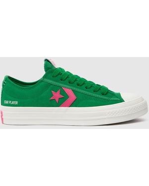 Converse Star Player 76 Trainers In - Green