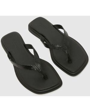 Vagabond Shoemakers Shoemakers Izzy Flip Flop Sandals - Black