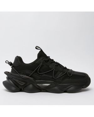 Steve Madden Storm Trainers In - Black