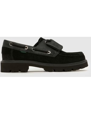 Clarks Cleyhill Boat Shoes - Black