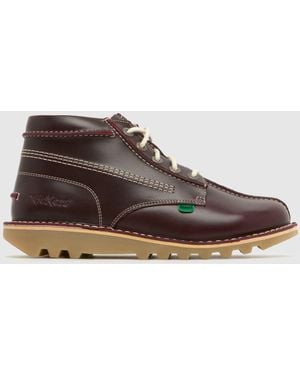 Kickers Classics Kick Hi Central Boots - Brown
