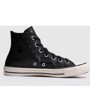 Converse All Star Hi Studded Trainers - Brown