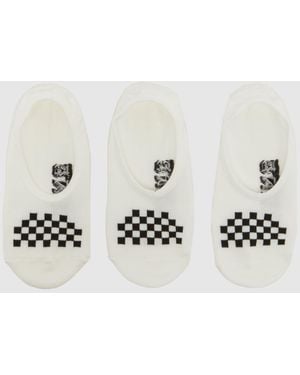 Vans Classic Canoodle Socks 3 Pack - White