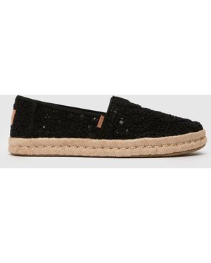 TOMS Alpargata Rope 2.0 Flats - Black