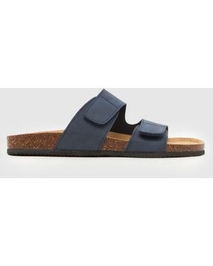 schuh Sabe Footbed Sandals - Blue