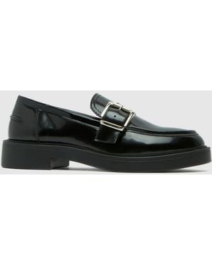 schuh Lilac Loafer Flats - Black