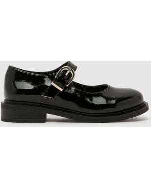 schuh Lucan Mary Jane Flats - Black