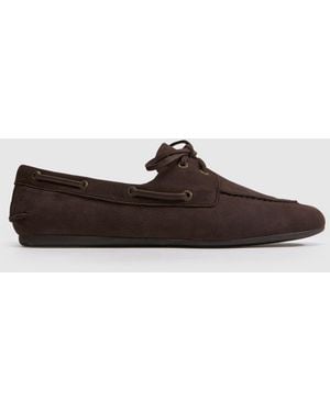 Sperry Top-Sider Slim Boat Flats - Brown