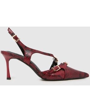 SIMMI Lynn Low Heels In - Red