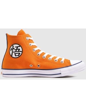 Converse All Star Hi Dragon Ball Z Trainers - Orange