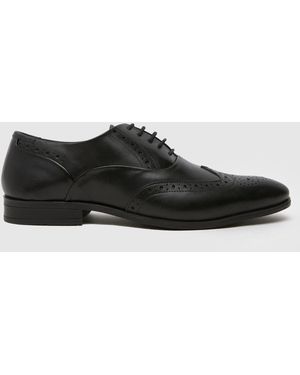 schuh Row Brogue Shoes - Black