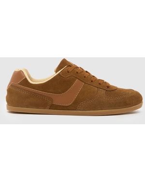 schuh Merry Slim Sole Trainers - Brown