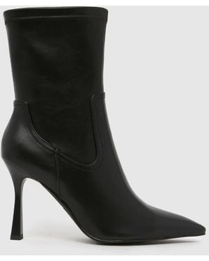 SIMMI Dana Pointed Heeled Boots - Black