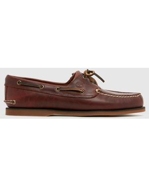 Timberland Classic 2 Eye Boat Shoes - Brown