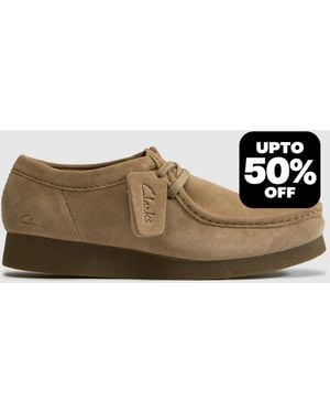 Clarks Wallabee Evo Shoes - Brown
