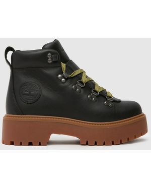 Timberland Stone Street Hiker Boots - Black