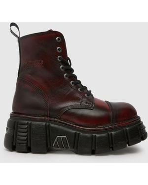 New Rock Chunky Boots - Brown