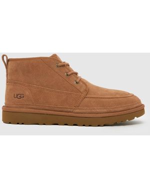 UGG Nuemel Moc Lace Up Boots - Brown