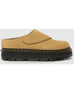 Dr. Martens Zebzag Anywair Mule Sandals - Brown