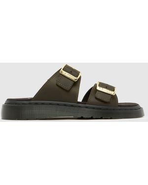 Dr. Martens Josef Slide Sandals - Black