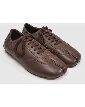 schuh Lavish Split Toe Flats - Brown