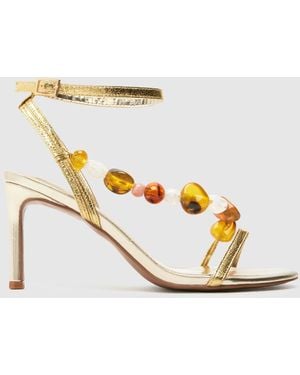 schuh Suzette Bead High Heels - Metallic