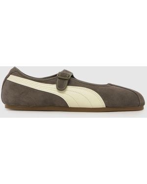 PUMA Tacklette Trainers - Brown