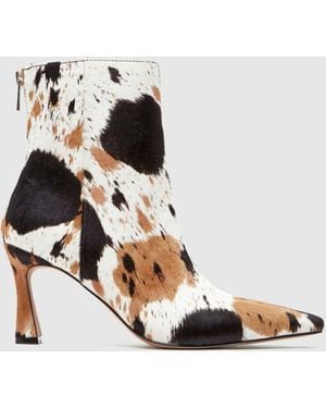 schuh Bambi Point Heel Boots - Metallic
