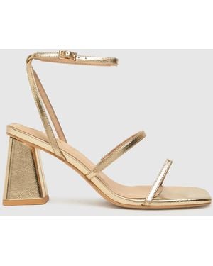 schuh Samantha Block High Heels In - White