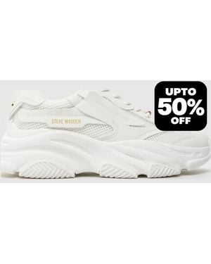 Steve Madden Possession Trainers - White