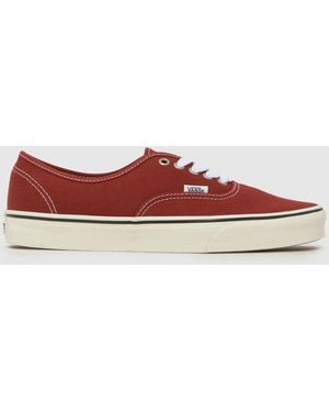 Vans Authentic Trainers - Red