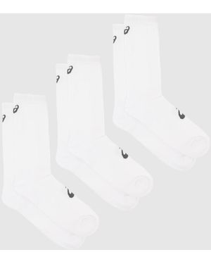 Asics Crew Socks 3 Pack - White
