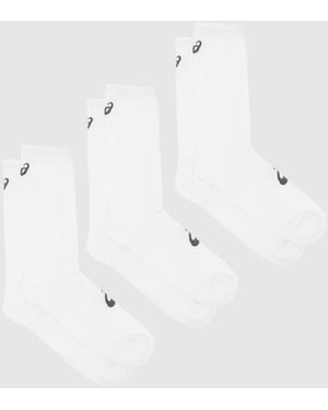 Asics Crew Socks 3 Pack - White