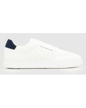 Tommy Hilfiger Court Knit Trainers - White
