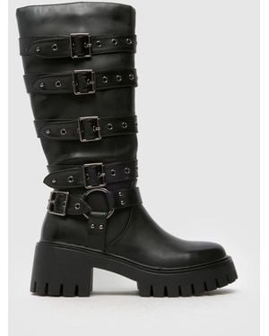 SIMMI Berlin Chunky Biker Boots - Black
