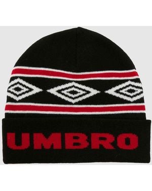 Umbro Diamond Intarsia Beanie - Red