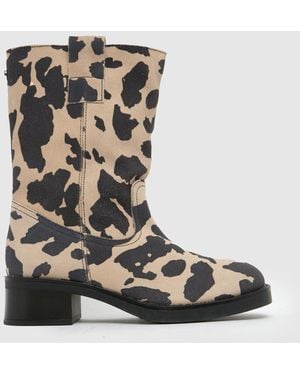 Steve Madden Benedict Cow Boots - Brown