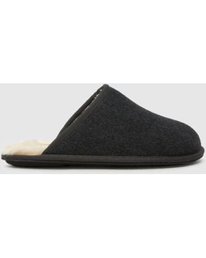 schuh Simon Mule Slippers - Black