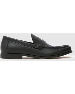 schuh Rome Loafer Shoes - Black