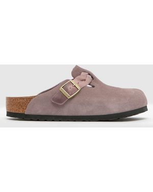 Birkenstock Boston Braided Clog Sandals - Brown