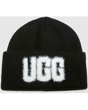 UGG Logo Beanie - Black