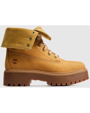 Timberland Stone Street Mid Lace Boots - Brown