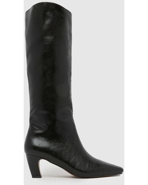 schuh Delia Knee High Boots - Black
