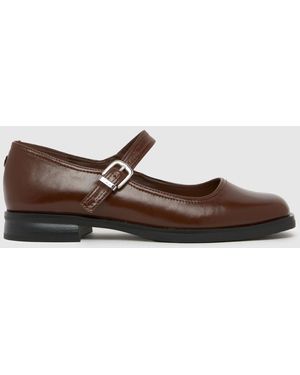 Steve Madden Delancy Mary Jane Flats - Brown