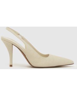 schuh Sophia Court High Heels - White