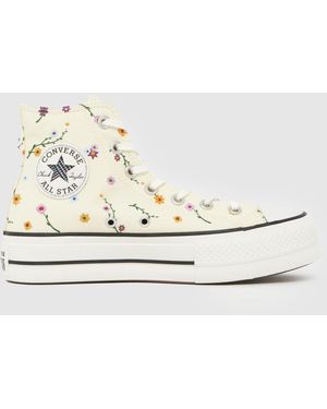 Converse All Star Lift Hi Trainers - White
